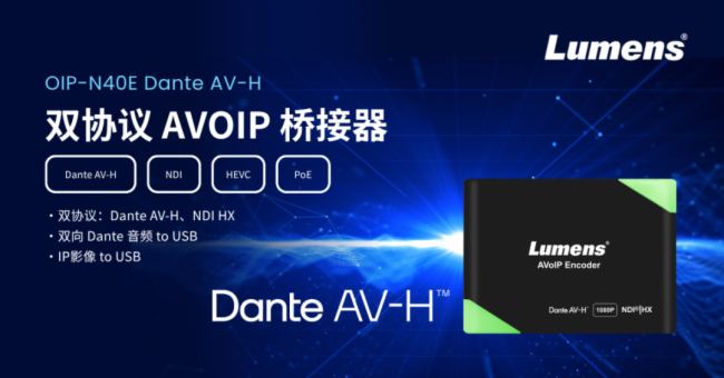 【新品上市】双协议、多功能AVoIP桥接