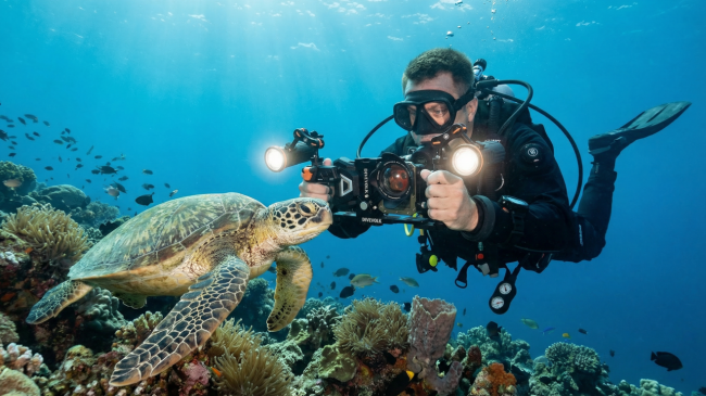 世界地球日：DIVEVOLK 以智能手机水下摄影推动海洋保护让每一位潜水员成为海洋守护者(图2)